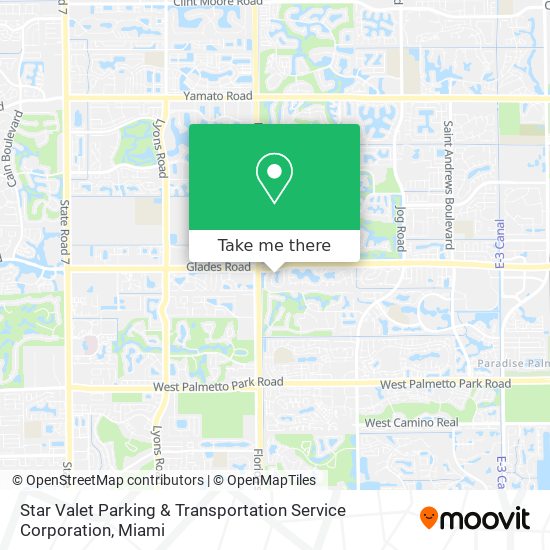 Mapa de Star Valet Parking & Transportation Service Corporation
