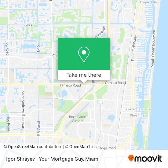 Mapa de Igor Shrayev - Your Mortgage Guy