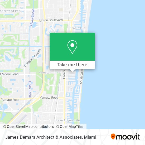 James Demars Architect & Associates map