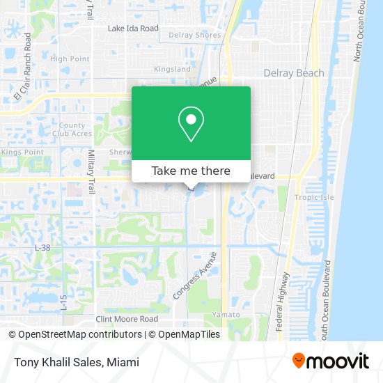 Tony Khalil Sales map