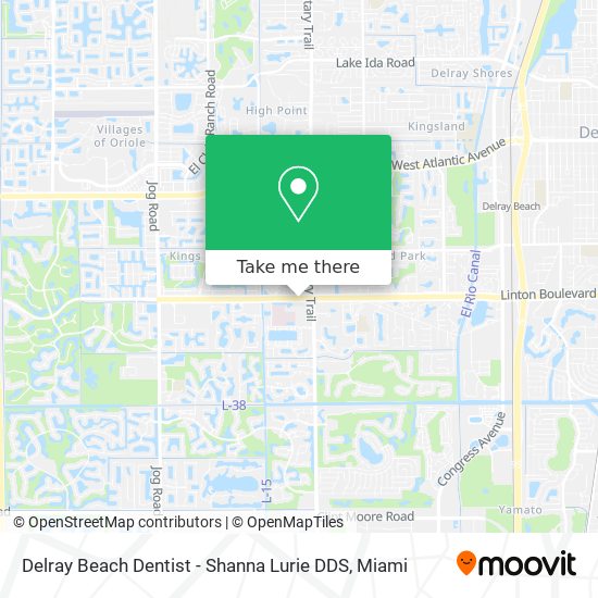 Mapa de Delray Beach Dentist - Shanna Lurie DDS