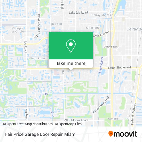 Mapa de Fair Price Garage Door Repair