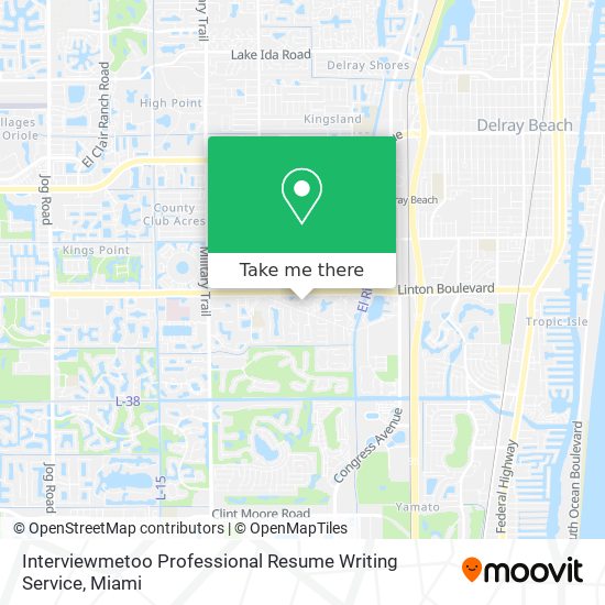 Mapa de Interviewmetoo Professional Resume Writing Service