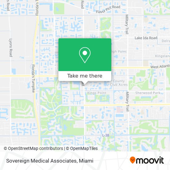 Sovereign Medical Associates map