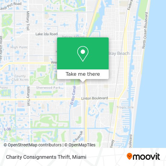 Charity Consignments Thrift map