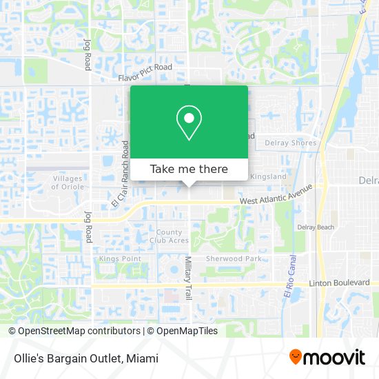 Ollie's Bargain Outlet map