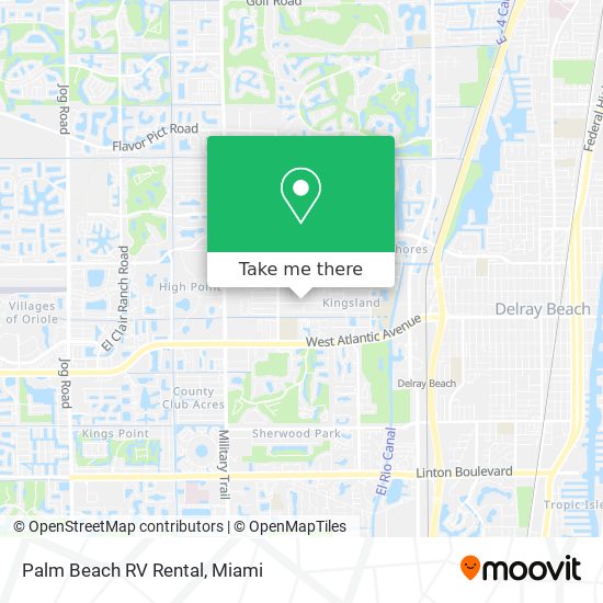 Mapa de Palm Beach RV Rental