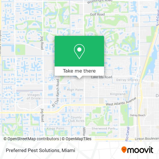 Preferred Pest Solutions map