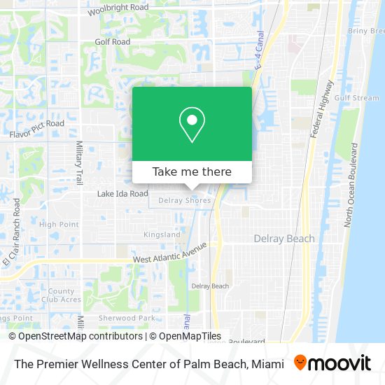 The Premier Wellness Center of Palm Beach map