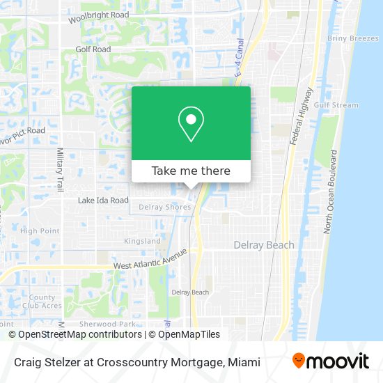 Craig Stelzer at Crosscountry Mortgage map