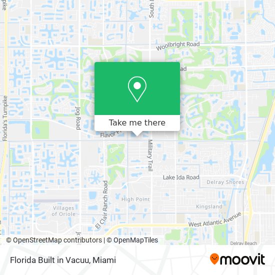 Mapa de Florida Built in Vacuu