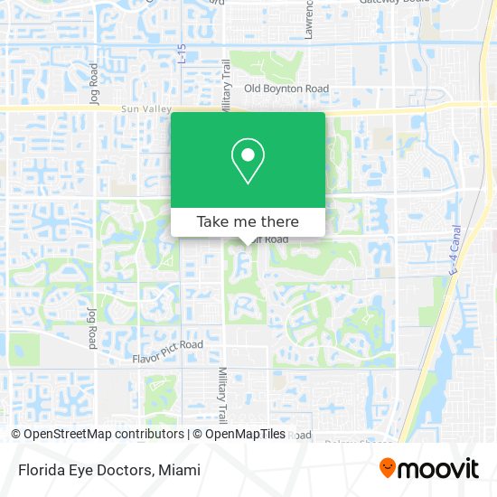 Florida Eye Doctors map