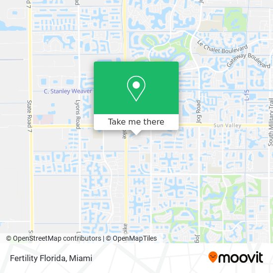 Mapa de Fertility Florida