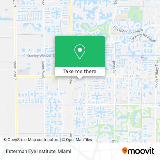 Mapa de Esterman Eye Institute