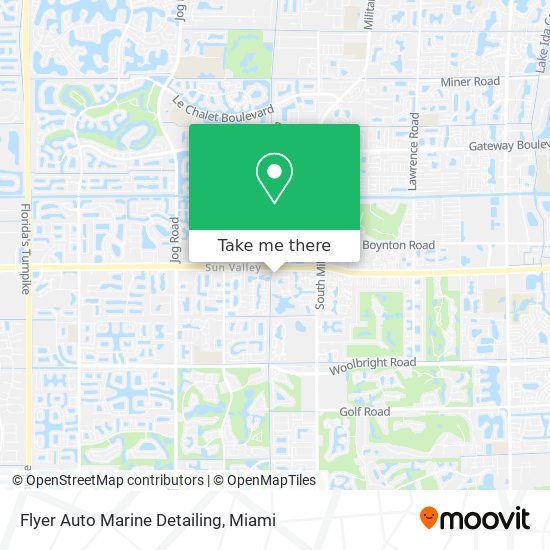 Flyer Auto Marine Detailing map