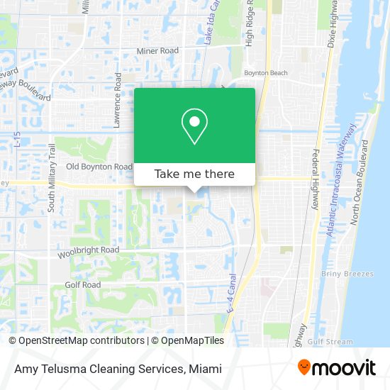 Amy Telusma Cleaning Services map