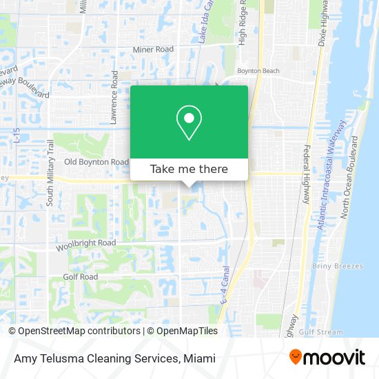 Mapa de Amy Telusma Cleaning Services