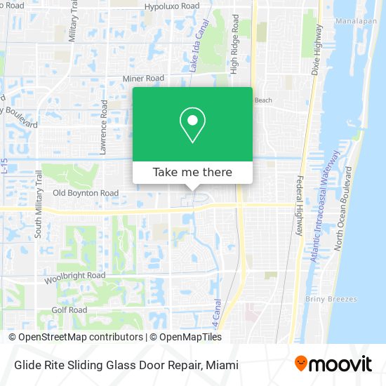 Mapa de Glide Rite Sliding Glass Door Repair