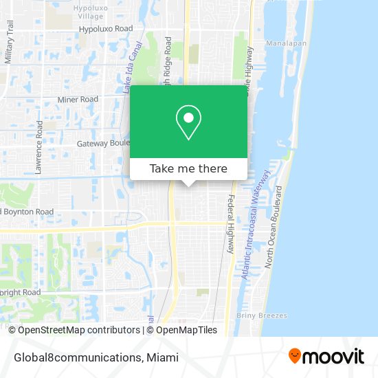 Mapa de Global8communications