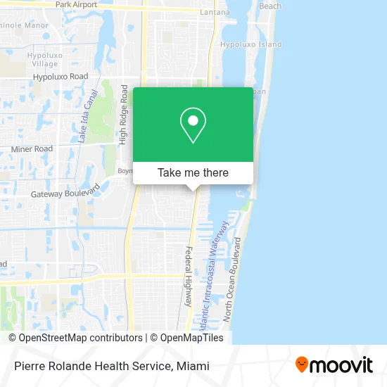 Pierre Rolande Health Service map