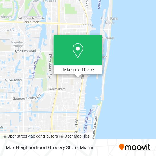 Mapa de Max Neighborhood Grocery Store