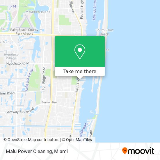Malu Power Cleaning map