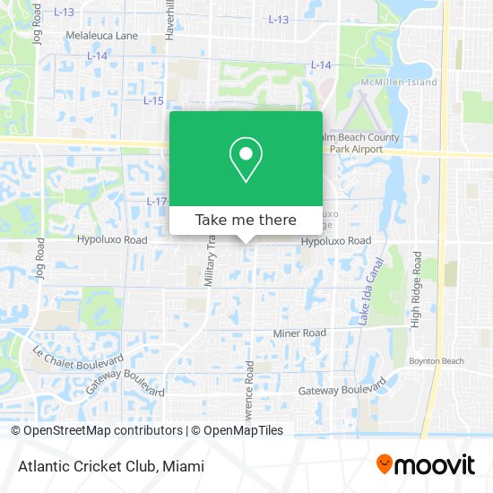Mapa de Atlantic Cricket Club