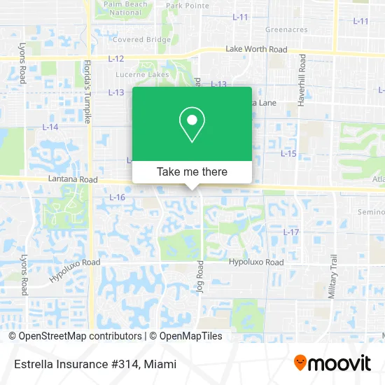 Estrella Insurance #314 map