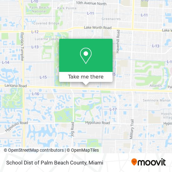 Mapa de School Dist of Palm Beach County