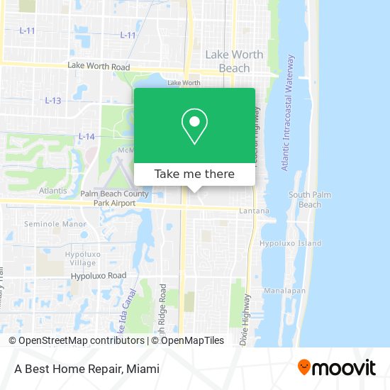 A Best Home Repair map