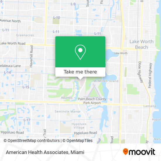 American Health Associates map