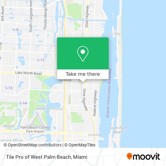 Mapa de Tile Pro of West Palm Beach