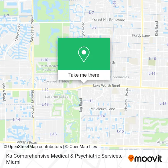 Ka Comprehensive Medical & Psychiatric Services map
