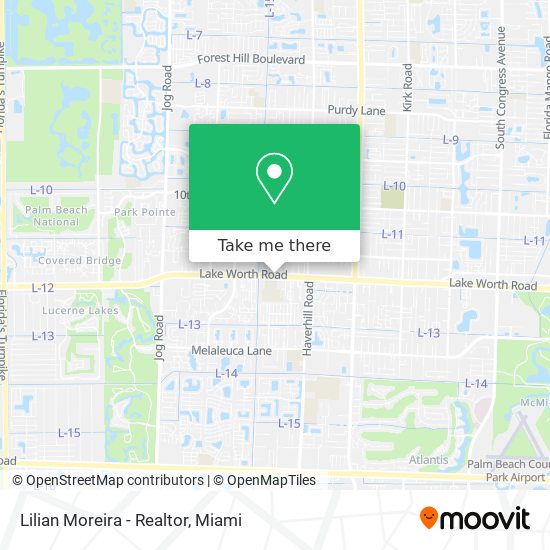 Mapa de Lilian Moreira - Realtor