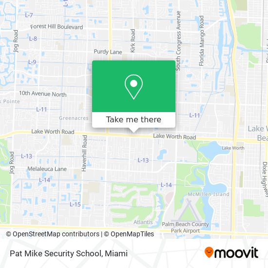 Mapa de Pat Mike Security School