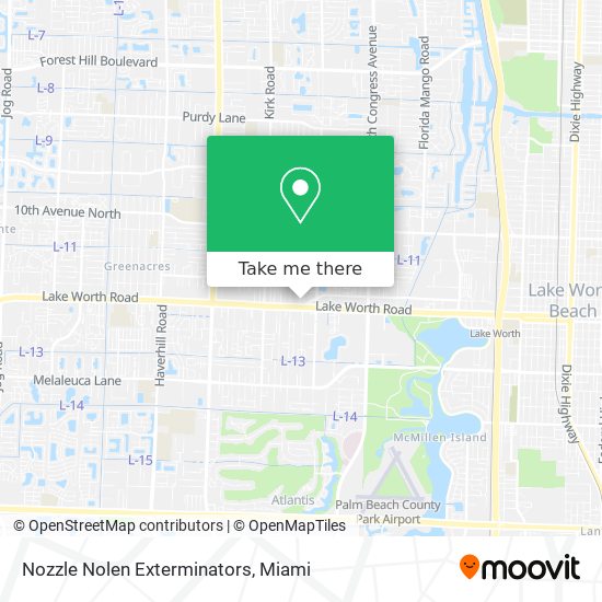 Nozzle Nolen Exterminators map