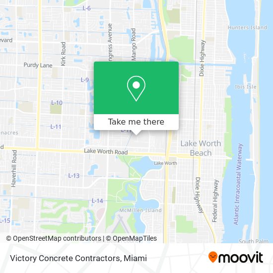 Victory Concrete Contractors map