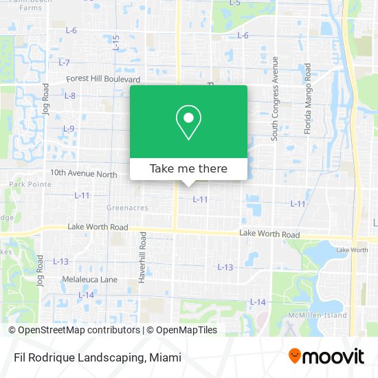 Fil Rodrique Landscaping map