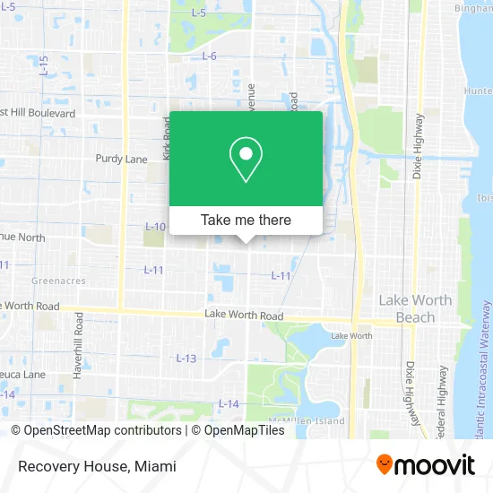 Recovery House map
