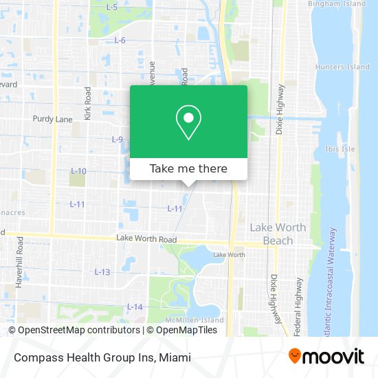 Compass Health Group Ins map