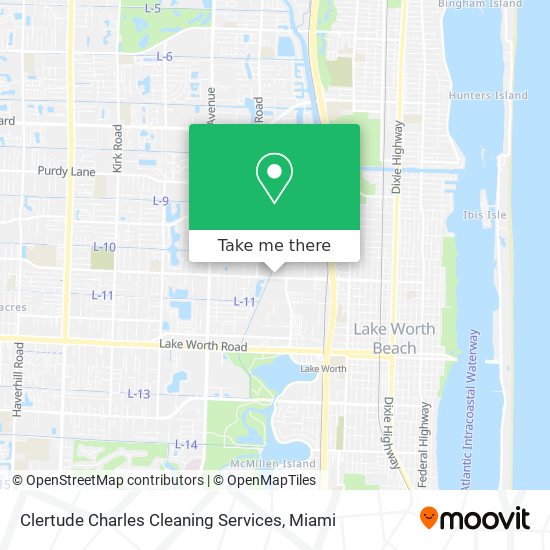 Clertude Charles Cleaning Services map