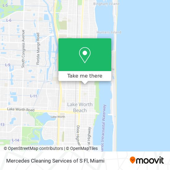 Mercedes Cleaning Services of S Fl map