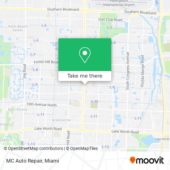 MC Auto Repair map