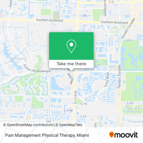 Mapa de Pain Management Physical Therapy