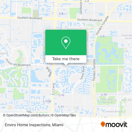 Mapa de Enviro Home Inspections