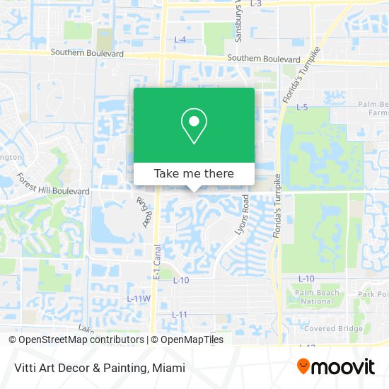 Mapa de Vitti Art Decor & Painting