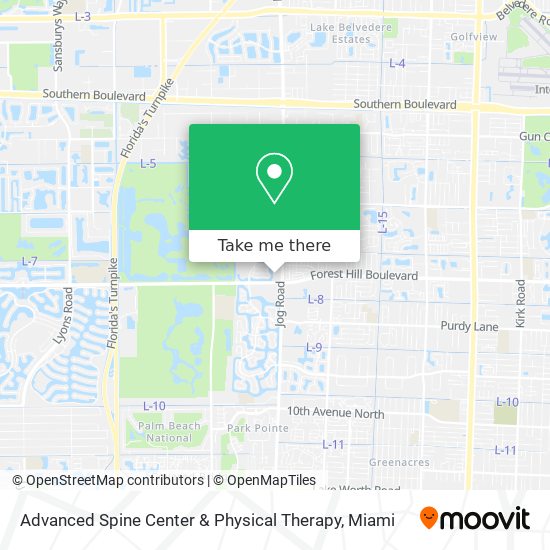 Advanced Spine Center & Physical Therapy map