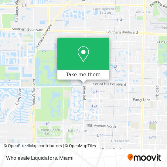 Wholesale Liquidators map