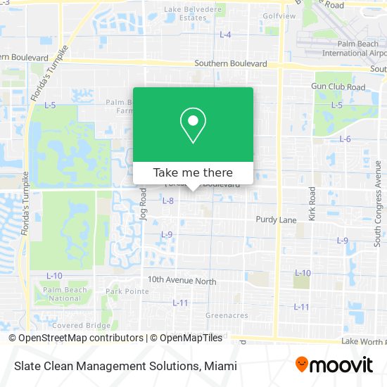 Mapa de Slate Clean Management Solutions