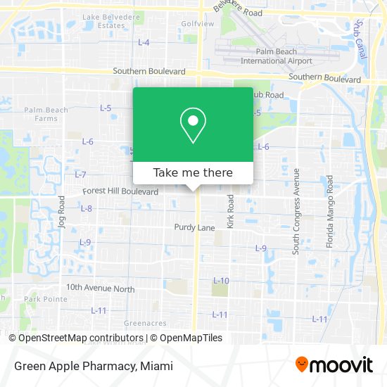 Mapa de Green Apple Pharmacy